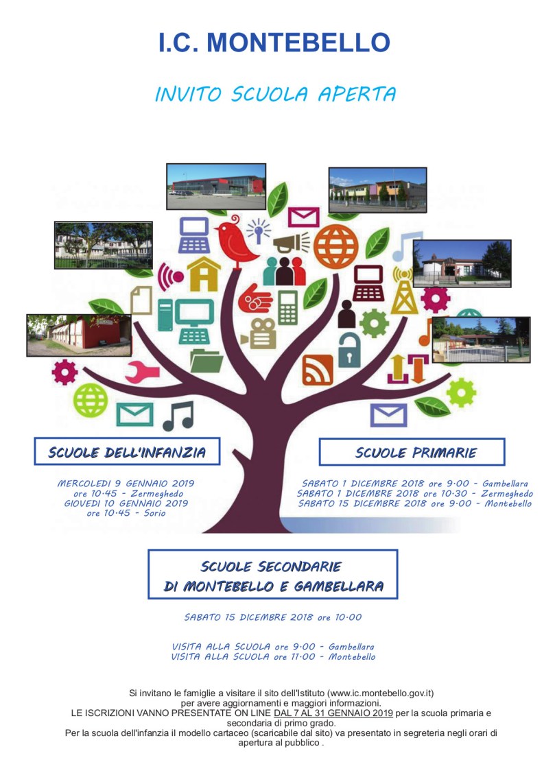 POSTER SCUOLA APERTA 2018-19 foto