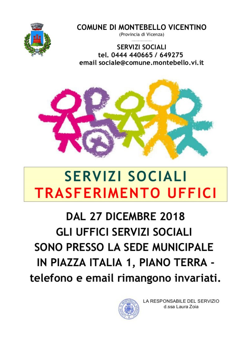 trasferimento servizi sociali